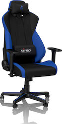 Nitro Concepts S300 Υφασμάτινη Καρέκλα Gaming με Ρυθμιζόμενα Μπράτσα Μπλε
