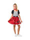 Kinder Karnevalskostüm Miss 50's