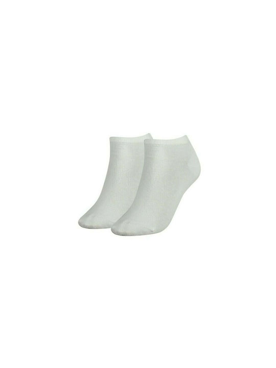 Tommy Hilfiger Γυναικείες Μονόχρωμες Κάλτσες Λευκές 2Pack