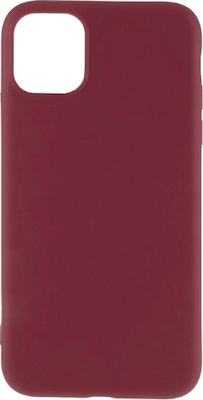 Senso Liquid Silicone Back Cover Burgundy (iPhone 11)