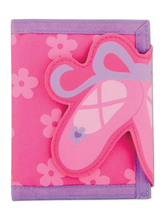 Stephen Joseph Ballet Kids' Wallet Coin with Hoop & Loop Closure for Girl Pink SJ52005