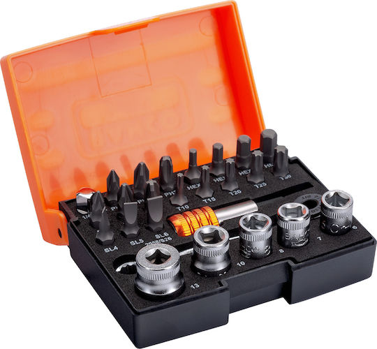 Bahco Set Ratchet 1\4" 26pcs