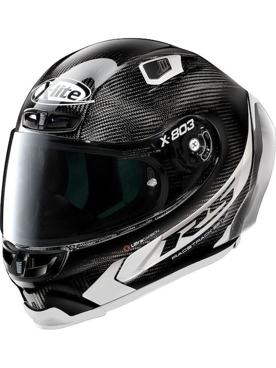 X-Lite X-803 RS Ultra Carbon Hot Lap 14 Carbon Κράνος Μηχανής Full Face 1300gr με Pinlock