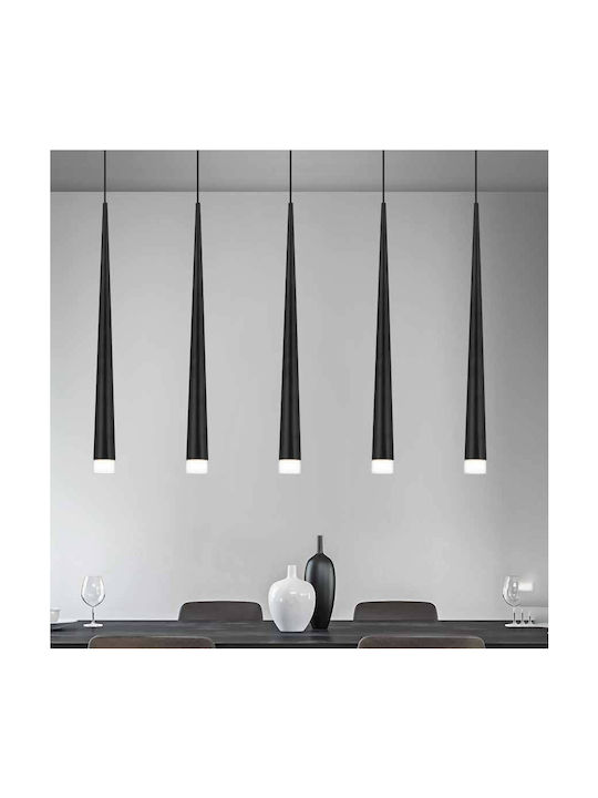 Luma Pendant Light LED Rail Black