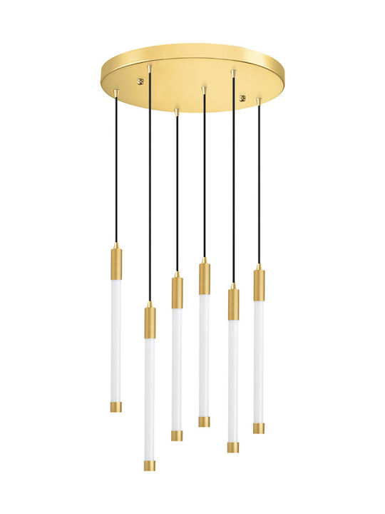 Luma Pendant Light LED with Warm White Light Gold