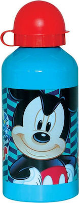 Gim Mickey Kinder Trinkflasche Mickey Aluminium Hellblau 500ml