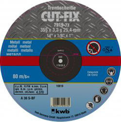 KWB Metal Cutting Disc 355mm Pieces