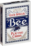 Bee Standard Index Playing Cards Laminated for Poker Blue