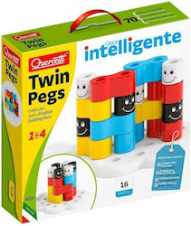 Quercetti Plastic Construction Toy Twin Pegs for 1+ years