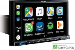Alpine Sistem Audio Auto 2DIN (Bluetooth/USB/AUX/GPS/Apple-Carplay) cu Ecran Tactil 8"