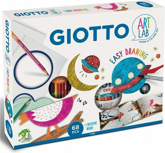 Giotto Painting Art Lab Easy Drawing Creation Set for Children 8+ years old Years 68pcs