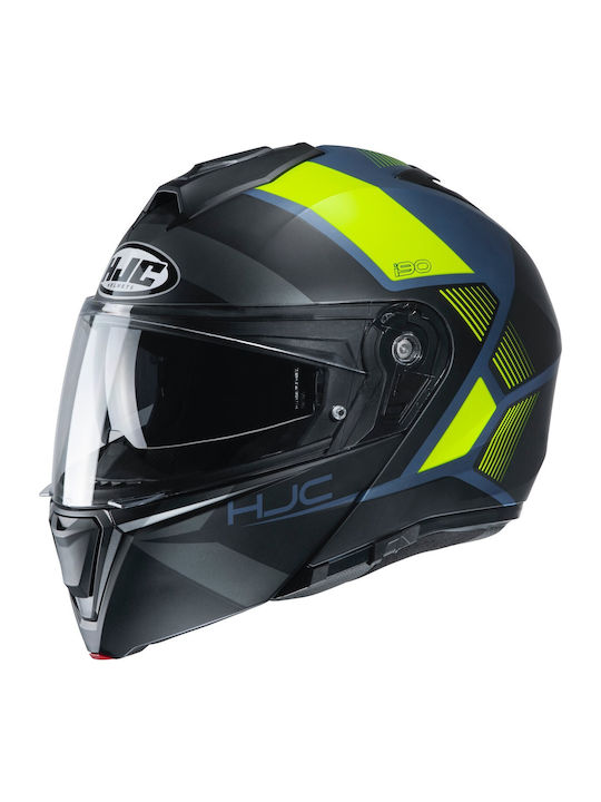 HJC i90 Hollen Flip-Up Helmet with Pinlock and Sun Visor ECE 22.05 Soleluna 2019 HOLLENMC4HSF-XS