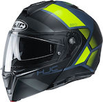 HJC i90 Hollen Flip-Up Helmet with Pinlock and ...