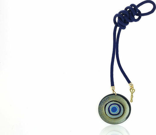 Moda Mostra PCH-004 Lucrat manual Suspendata Amulet Ochi din Sticlă 4cm 1buc