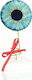 Moda Mostra MGC-05 Hanging Lucky Charm Burner Light Blue made of Metal 1pcs 48-MGC05