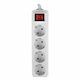 Sonora PSW401 Power Strip 4 Positions with Switch and Cable 1.5m