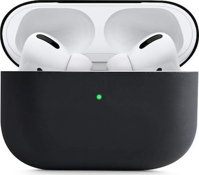 Tech-Protect Pro Θήκη Σιλικόνης σε Μαύρο χρώμα για Apple AirPods Pro