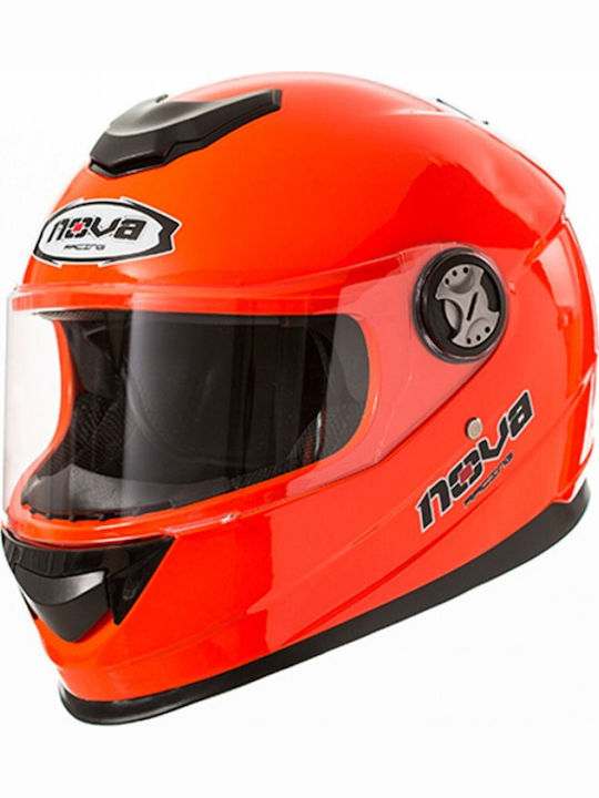 Nova Racing 320-SV Full Face Helmet ECE 22.05 Orange Fluo NV320SVOF