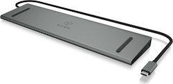 Icy Box USB-C Docking Station with HDMI 4K PD Ethernet (IB-DK2106-C)