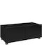 TV Stand Wooden Calabrini Black L100xW43xH37cm