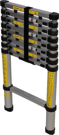 Silverline Telescopic Ladder 8 of Steps with Maximum Height 2.6m