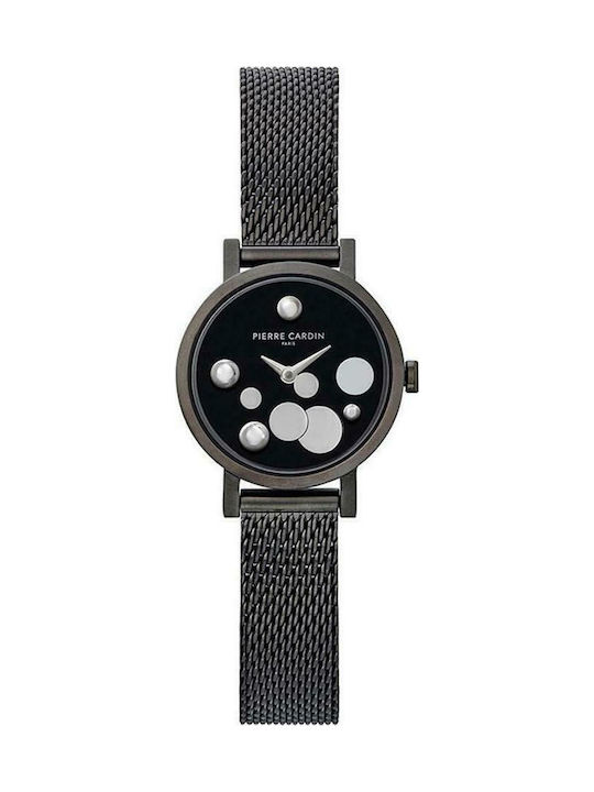 Pierre Cardin Canal St Martin Women's Watch with Black Metal Bracelet