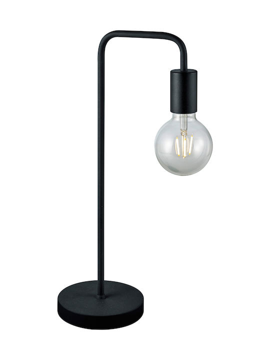 Trio Lighting Diallo Modern Table Lamp E27 Transparent/Black 508000132