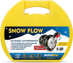 Autoline SnowFlow KN70 Αντιολισθητικές Αλυσίδες με Πάχος 12mm για Επιβατικό Αυτοκίνητο 2τμχ