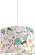 Veis Single Bulb Kids Lighting Pendant of Fabric 60W with Drive Size E27 35x24cm