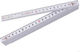 Inter 50700002 Plastic Folding Ruler 2m