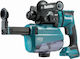 Makita Hammer Rotary Battery Brushless 18V Solo mit SDS Plus MakPac & Powder Kit & Bluetooth Module