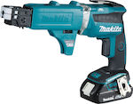 Makita Κατσαβίδι Γυψοσανίδας Μπαταρίας 18V 2x2Ah