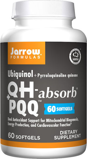Jarrow Formulas Ubiquinol QH-absorb + PQQ 60 Capsule Moi