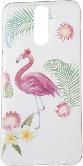 Forcell Summer Flamingo Umschlag Rückseite Silikon Mehrfarbig (Redmi 5 Plus)