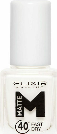 Elixir 40″ & Up to 8 Days Matt Nagellack Lang anhaltend Schnelltrocknend M01 White 13ml