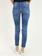 Lee Scarlett High Waist Women's Jean Trousers with Rips in Slim Fit