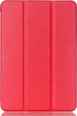 Tri-Fold Flip Cover Silicone / Synthetic Leather / Plastic Red (Universal 10")