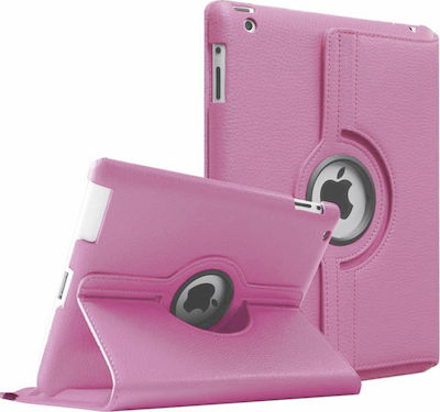 Rotating Flip Cover Piele artificială Rotativă Roz (iPad mini 1,2,3)