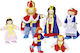 Goki Royal Family Puppets Wooden Doll for Dollhouse