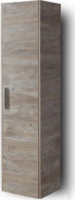 Martin Savina 40 Floor Bathroom Column Cabinet L40xD32xH160cm Natural Oak