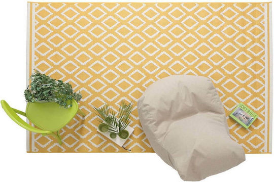 Royal Carpet Flox Χαλί Ορθογώνιο Καλοκαιρινό Ψάθινο 3 Yellow 67x140cm