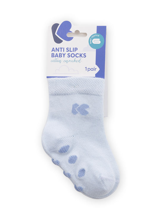 Kikka Boo Boys Non-Slip Ankle Socks Light Blue