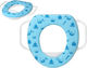 Kiokids H&T Toddler Toilet Seat Light Blue with Handles & Removable Cushion