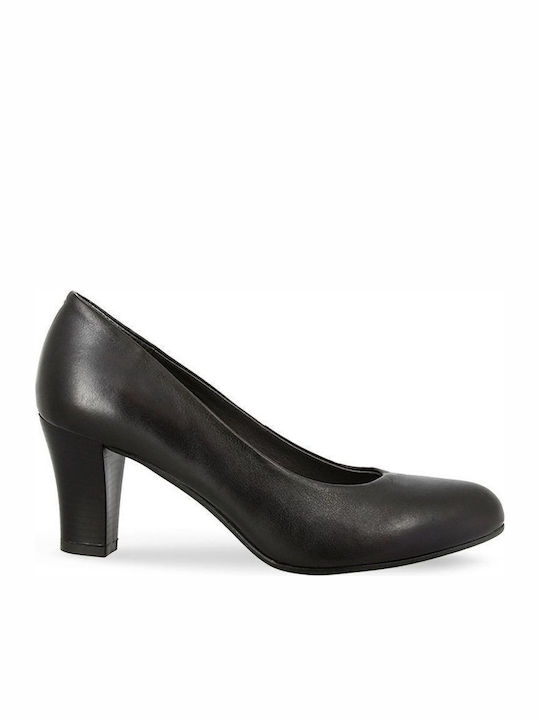 Parex Leder Pumps mit Chunky mittelhohem Absatz...