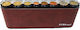 Metal Portable Coin Holder with 8 Slots 20x3.5x7.5cm Eurocash 02