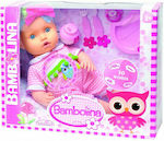 Dimian Baby Doll Set Bambolina Bambolina που Μιλάει Ελληνικά! pentru 2+ Ani 42 cm. BD1374