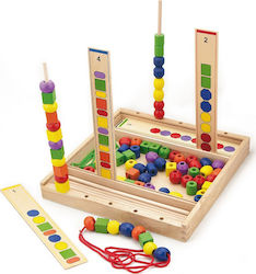 Viga Toys Schnürenspielzeug Beads Sequence aus Holz