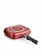 Royalty Line Double Pan made of Aluminum with Stone Coating Burgundy 28cm