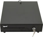 Iggual Iron-10 Cash Drawer with 6 Coin Slots and 4 Slots for Bills 38x33.5x8cm