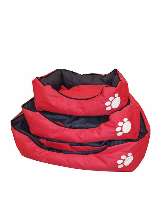 Donald Pet Care Siesta Καναπές-Κρεβάτι Σκύλου Αδιάβροχο σε Κόκκινο χρώμα 60x50cm